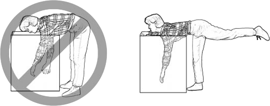 Placement of the needles in the lobe